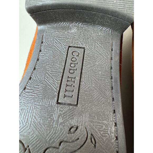 Cobb Hill Womens Crosbie Moc Loafer Suede Upper Sz 8.5 Potters Clay Brown Retro - Picture 8 of 11